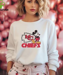 Mickey Mouse Football Kansas City Chiefs Logo 2024 Shirt