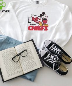 Mickey Mouse Football Kansas City Chiefs Logo 2024 Shirt