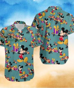 Mickey Mouse Gift Box Doctor Strange Marvel Tropical Hawaiian Shirt Green