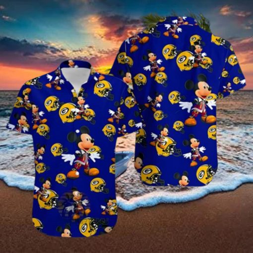 Mickey Mouse Green Bay Packers NFL Hawaiian Shirt