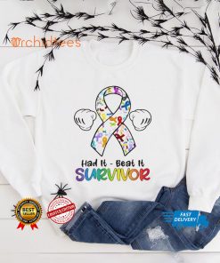 Mickey Mouse Had It Beat It Survivor 2022 hoodie, sweater, longsleeve, shirt v-neck, t-shirt 1