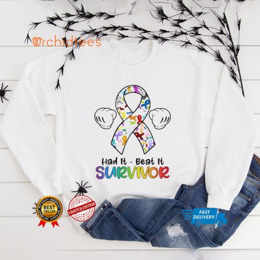 Mickey Mouse Had It Beat It Survivor 2022 hoodie, sweater, longsleeve, shirt v-neck, t-shirt 1