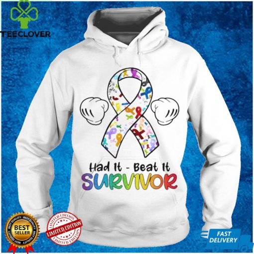 Mickey Mouse Had It Beat It Survivor 2022 hoodie, sweater, longsleeve, shirt v-neck, t-shirt 1