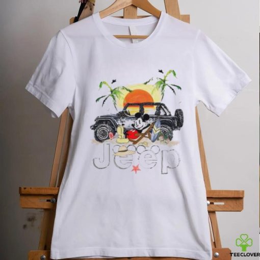 Mickey Mouse Jeep Summer vacation on beach hoodie, sweater, longsleeve, shirt v-neck, t-shirt