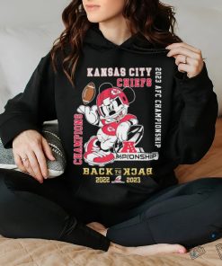Mickey Mouse Kansas City Chiefs Back To Back AFC Champions shirt