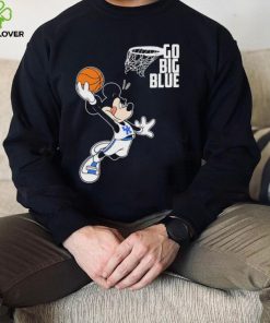 Mickey Mouse Kentucky Wildcats Dunk Go Big Blue Shirt