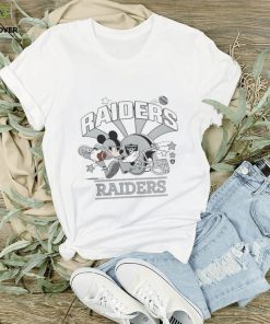 Mickey Mouse Las Vegas Raiders cartoon football player helmet logo hoodie, sweater, longsleeve, shirt v-neck, t-shirt