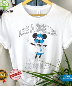 Mickey Mouse Los Angeles Dodgers Baseball shirt