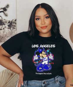 Mickey Mouse Los Angeles Dodgers The Happiest Place On Earth Shirt