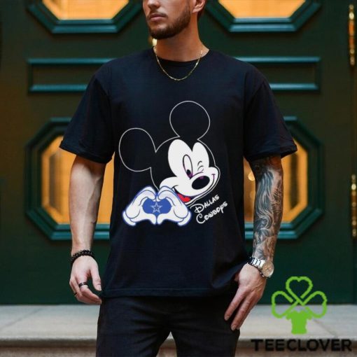 Mickey Mouse Love Dallas Cowboys Logo Shirt