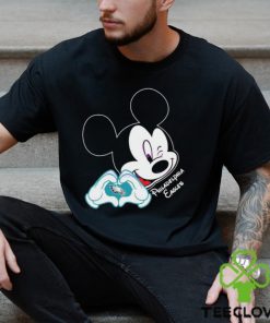 Mickey Mouse Love Philadelphia Eagles Logo Shirt