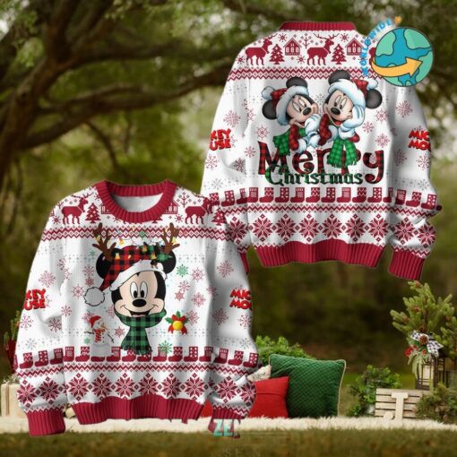 Mickey Mouse Merry Christmas 2024 Ugly Sweater