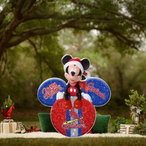 Mickey Mouse Merry Christmas St. Louis Cardinals Ornament