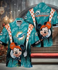 Mickey Mouse NFL Miami Dolphins Hat Tropical Hawaiian Shirt