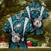 Mickey Mouse NFL Philadelphia Eagles Hat Tropical Hawaiian Shirt