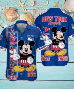 Mickey Mouse New York Rangers NHL Hawaiian Shirt Aloha Gifts