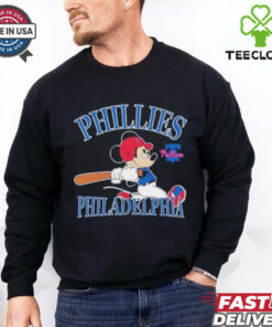 Mickey Mouse Philadelphia Phillies baseball shirt