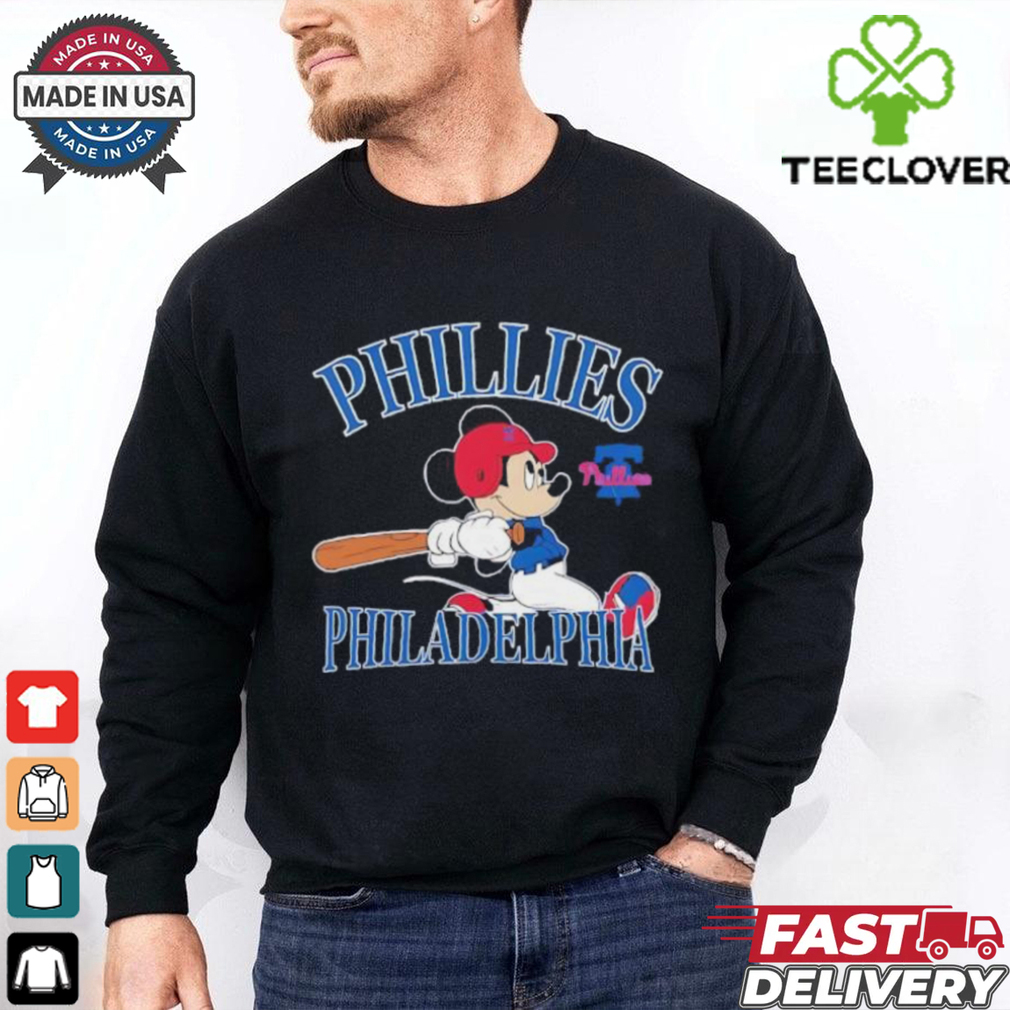 Mickey Mouse Philadelphia Phillies baseball shirt Mickey Mouse Philadelphia Phillies baseball shirt