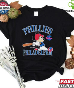 Mickey Mouse Philadelphia Phillies baseball shirt