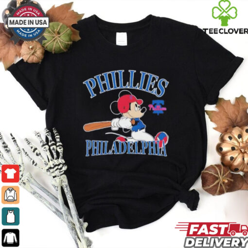 Mickey Mouse Philadelphia Phillies baseball shirt