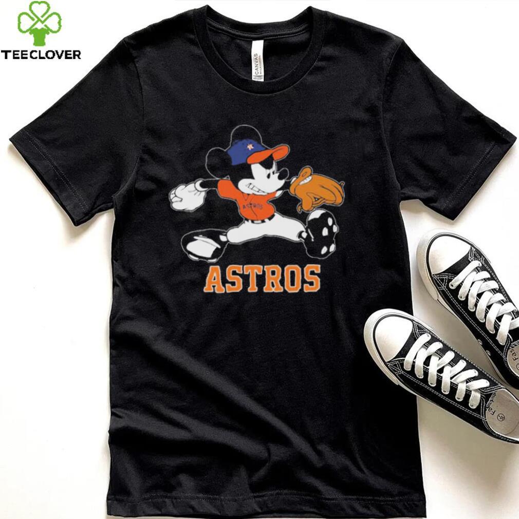 Mickey Mouse Play Baseball Houston Astros Shirt