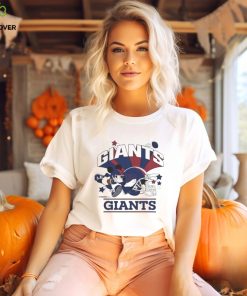 Mickey Mouse Player New York Giants Football Helmet Logo Character Shirt