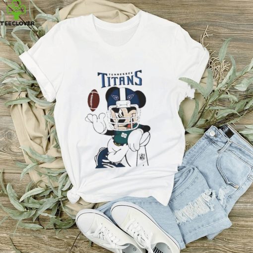 Mickey Mouse Player Tennessee Titans Football Nfl Super Bowl Logo Shirt