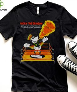 Mickey Mouse Ricky The Dragon Steamboat Willie T Shirt