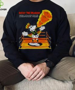 Mickey Mouse Ricky The Dragon Steamboat Willie T Shirt