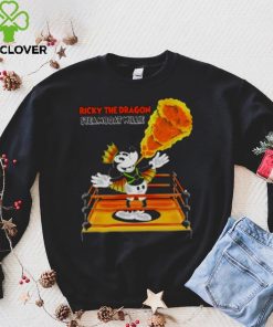 Mickey Mouse Ricky The Dragon Steamboat Willie T Shirt