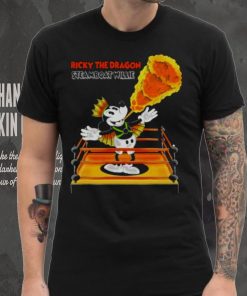 Mickey Mouse Ricky The Dragon Steamboat Willie T Shirt