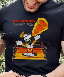 Mickey Mouse Ricky The Dragon Steamboat Willie T Shirt