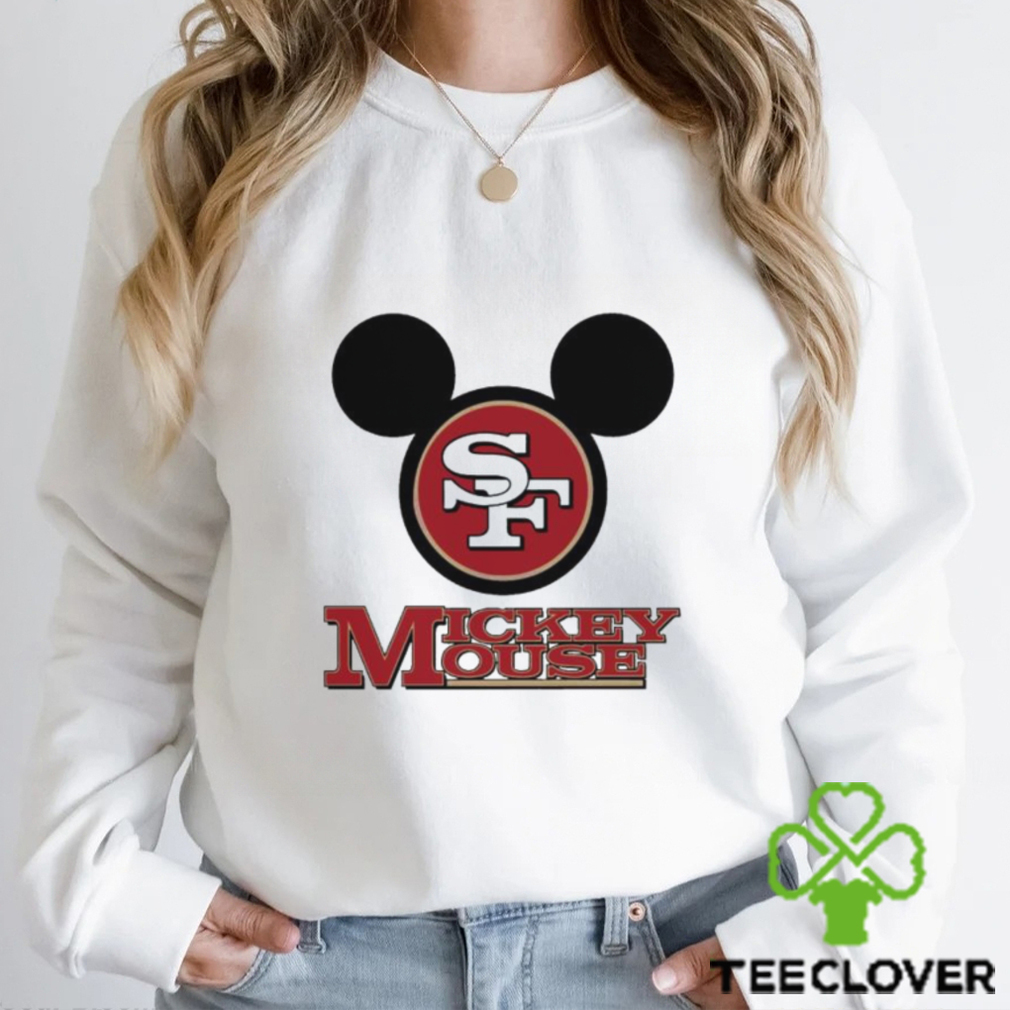 Mickey Mouse San Francisco 49ers logo shirt Mickey Mouse San Francisco 49ers logo shirt