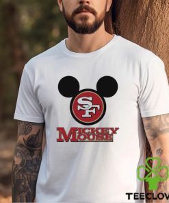 Mickey Mouse San Francisco 49ers logo shirt 3 Mickey Mouse San Francisco 49ers logo shirt