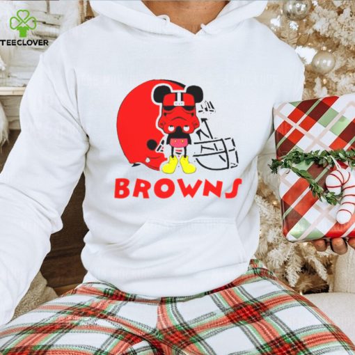 Mickey Mouse Stormtrooper Cleveland Browns Football Shirt