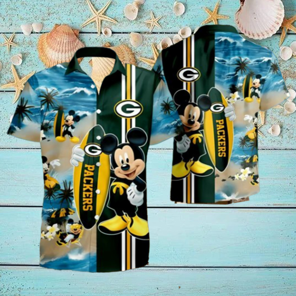 Mickey Mouse Summer Green Bay Packers Hawaiian Shirt