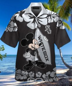 Mickey Mouse Surfboards Chicago White Sox Hawaiian Shirt