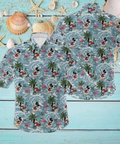 Mickey Mouse Surfing, Tropical Beach Shirt