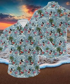 Mickey Mouse Surfing, Tropical Beach Shirt