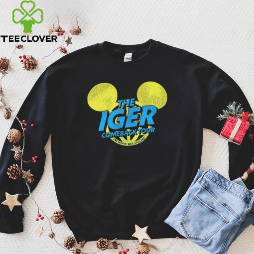 Mickey Mouse The Iger comeback tour logo hoodie, sweater, longsleeve, shirt v-neck, t-shirt