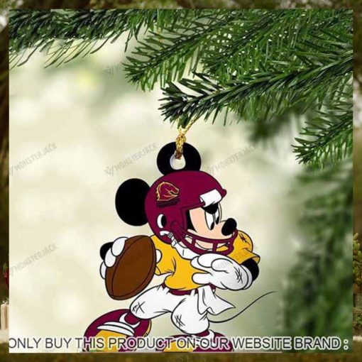 Mickey Mouse X Brisbane Broncos 2023 Christmas Ornament