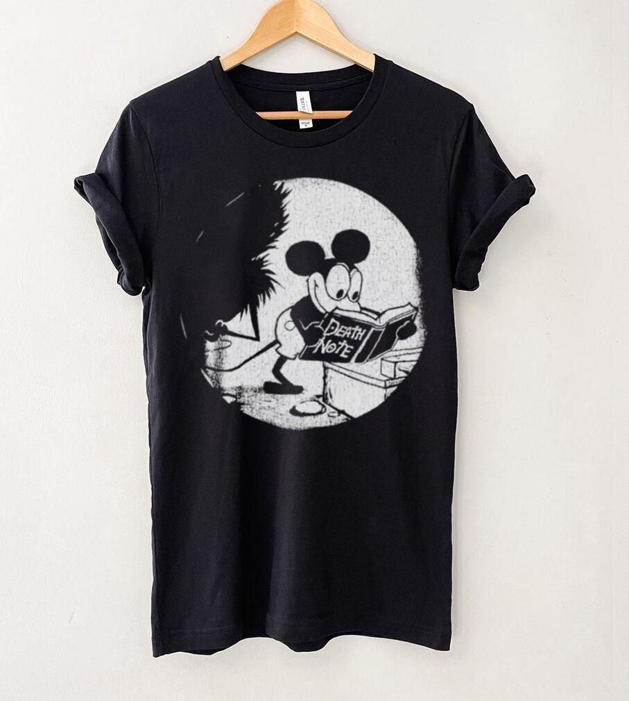 Mickey Mouse X Deathnote shirt Mickey Mouse X Deathnote shirt