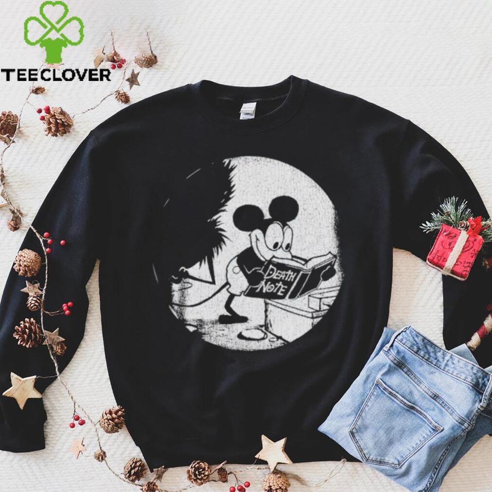 Mickey Mouse X Deathnote shirt Mickey Mouse X Deathnote shirt