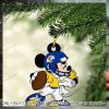 Mickey Mouse X Los Angeles Rams 2023 Christmas Ornament