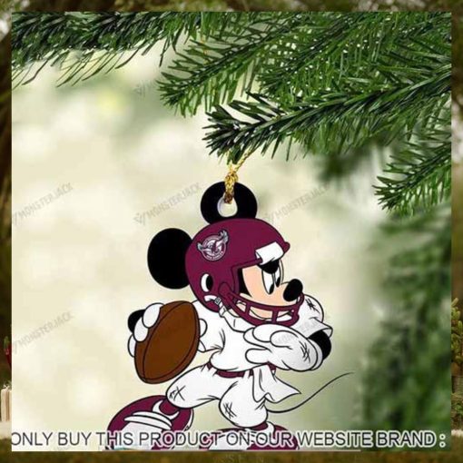 Mickey Mouse X Manly Warringah Sea Eagles 2023 Christmas Ornament