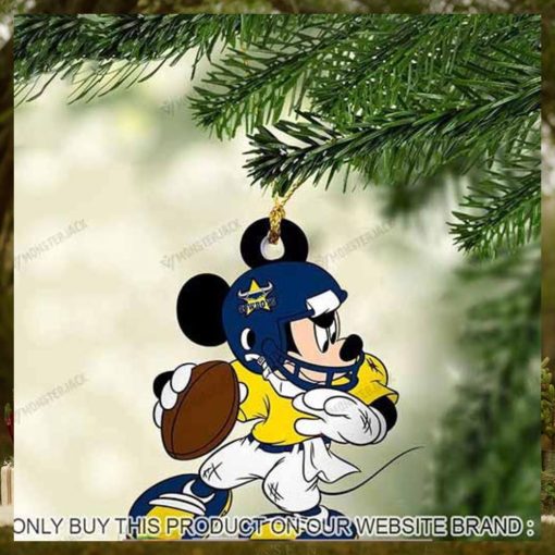 Mickey Mouse X North Queensland Cowboys 2023 Christmas Ornament