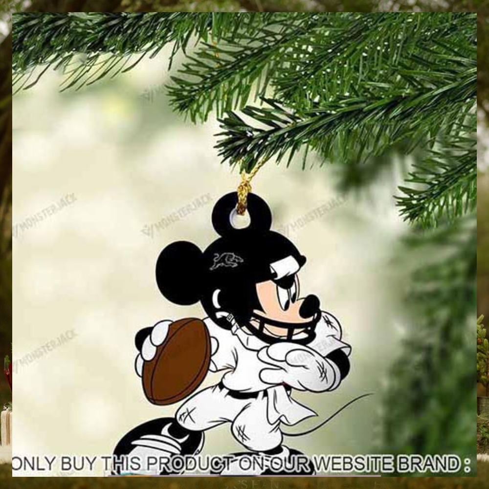 Mickey Mouse X Penrith Panthers 2023 Christmas Ornament Mickey Mouse X Penrith Panthers 2023 Christmas Ornament