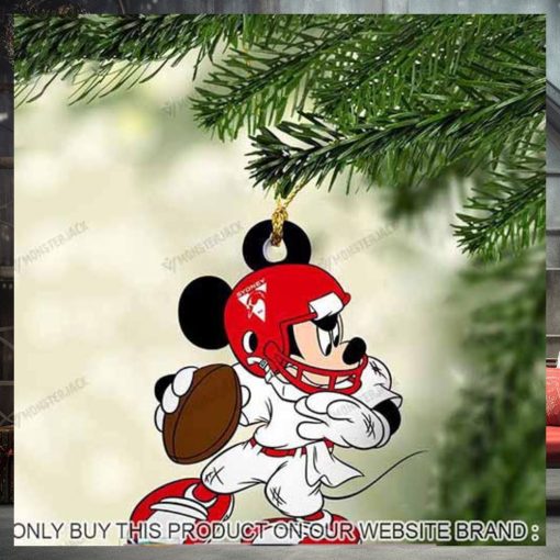 Mickey Mouse X Sydney Swans 2023 Christmas Ornament