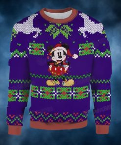 Mickey Mouse Xmas Lights Ugly Christmas Sweater Gift For Disney Fan