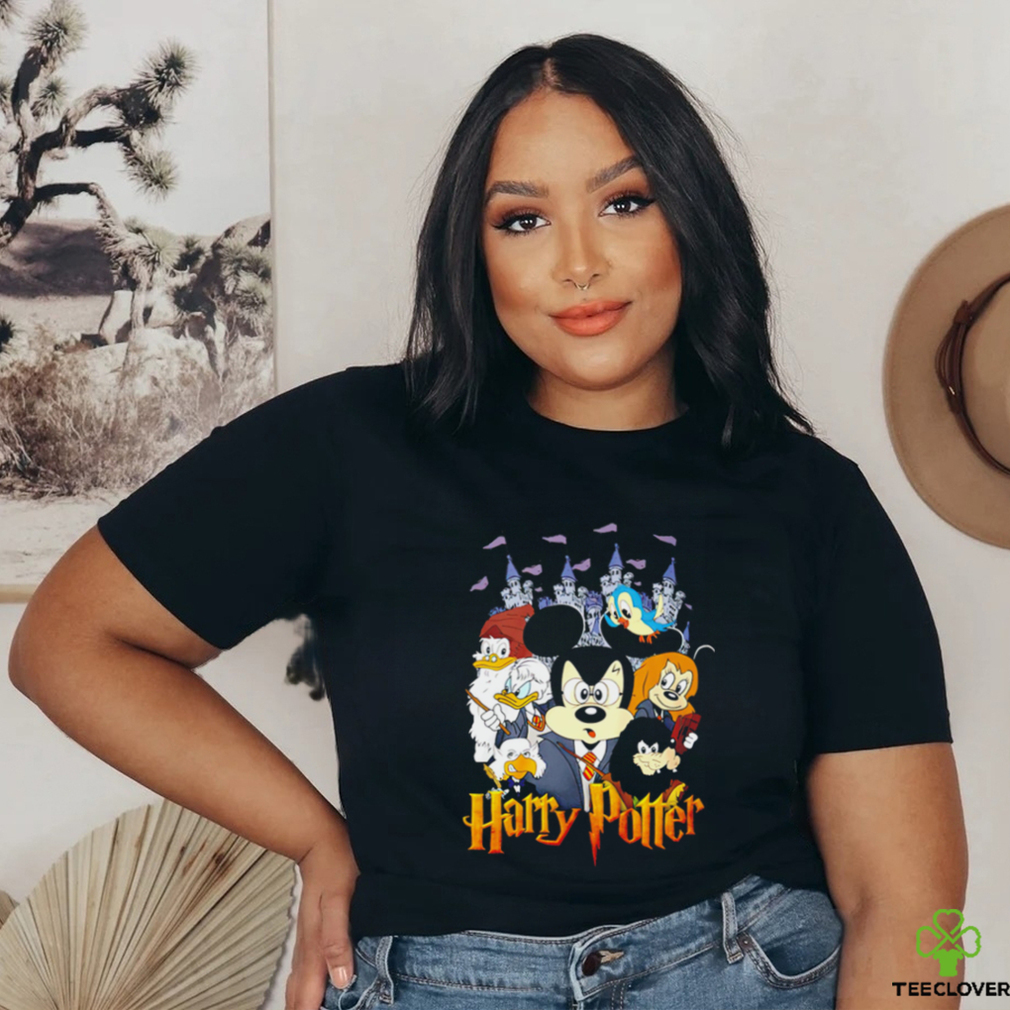 Mickey Mouse and Duck Donald Harry Potter shirt Mickey Mouse and Duck Donald Harry Potter shirt